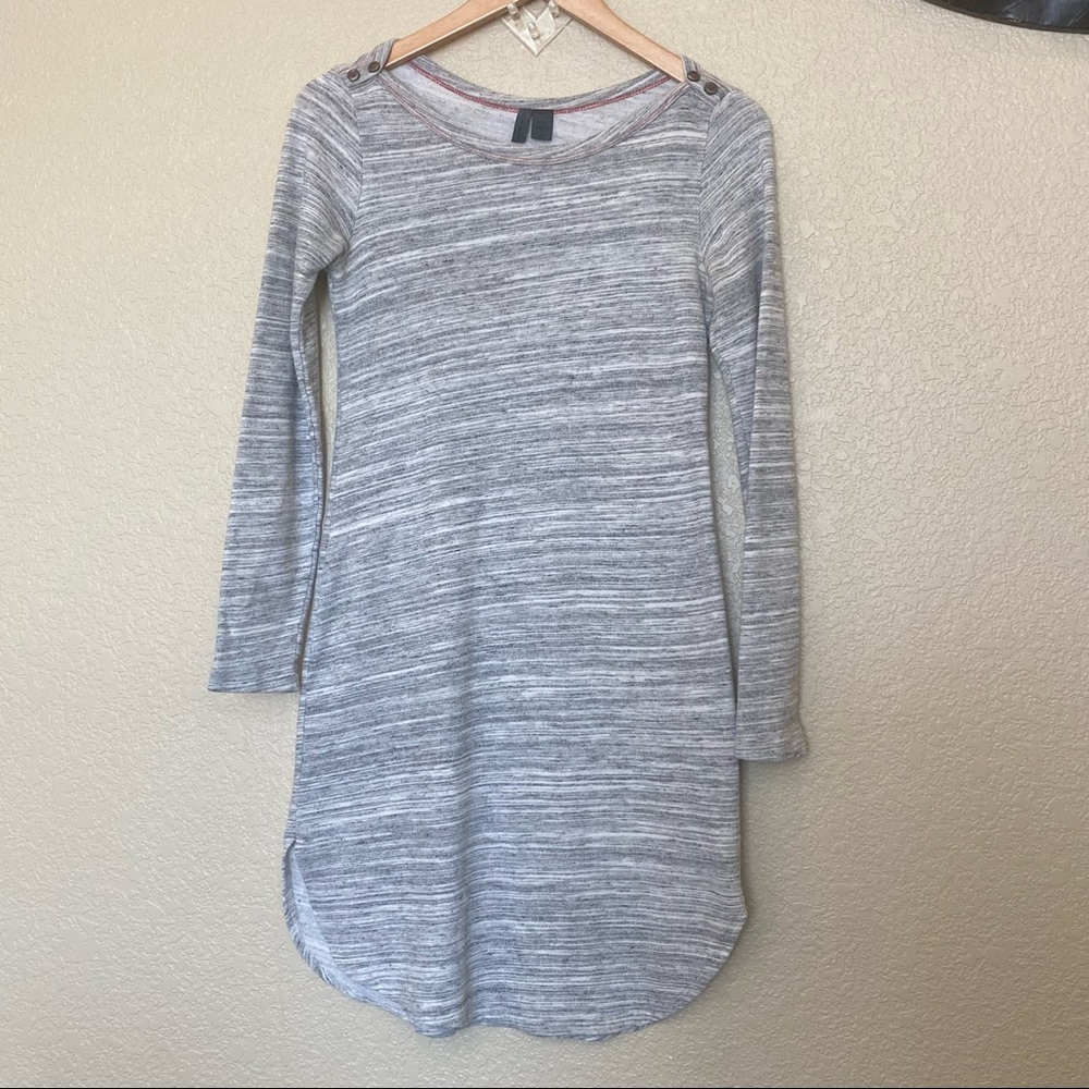 Left of‎ Center Urban Outfitters sweatshirt dress grey heather space dye